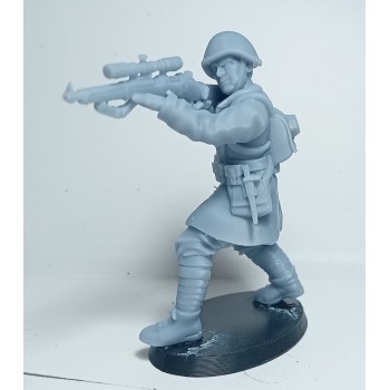 1/32 Greek Soldier with Sniper WWII